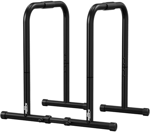 RELIFE REBUILD YOUR LIFE Dip Station Functional Heavy Duty Dip Stands Fitness Workout Dip bar Sta... | Amazon (US)