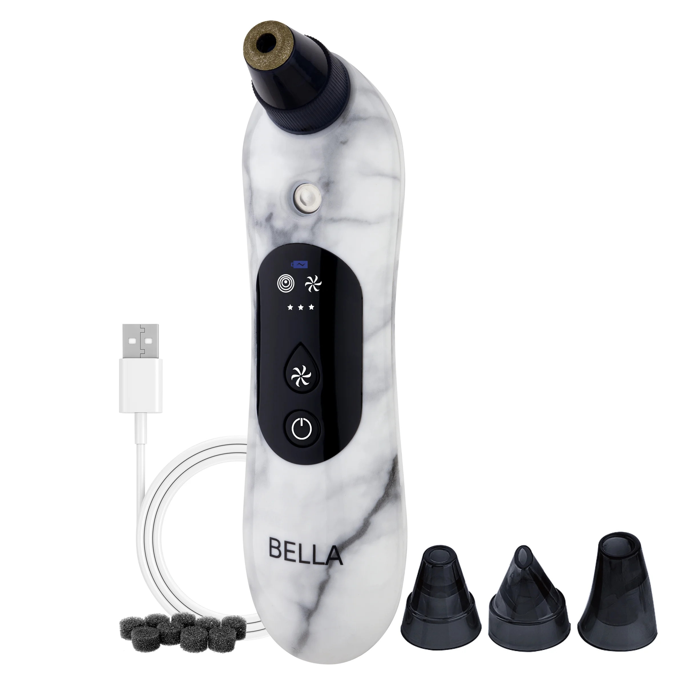 Spa Sciences Bella Wet/Dry Diamond Microdermabrasion & Pore Extraction - White Marble | Walmart (US)