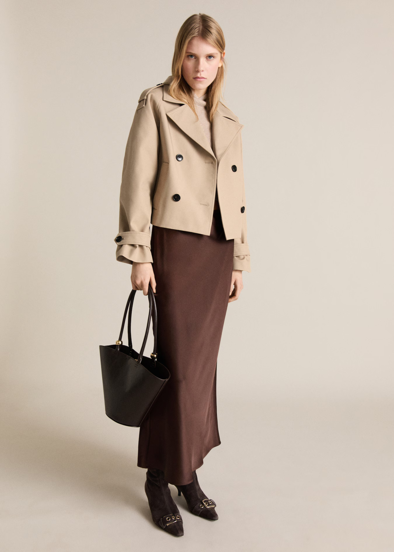 Double-breasted jacket with lapels - Women | MANGO USA | Mango (US/MX/AU)