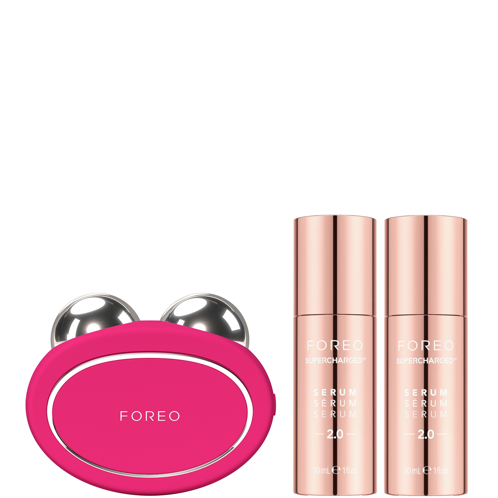 FOREO BEAR 2 Firm and Lift Supercharged Set - Fuchsia | LOOKFANTASTIC | Look Fantastic (UK)