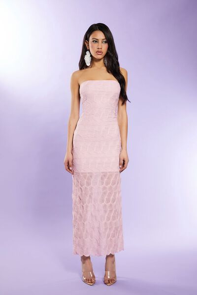 Textured Strapless Maxi Dress | Forever 21 (US)