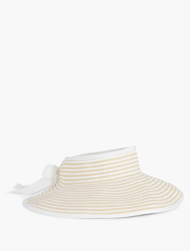 Stripe Visor | Talbots
