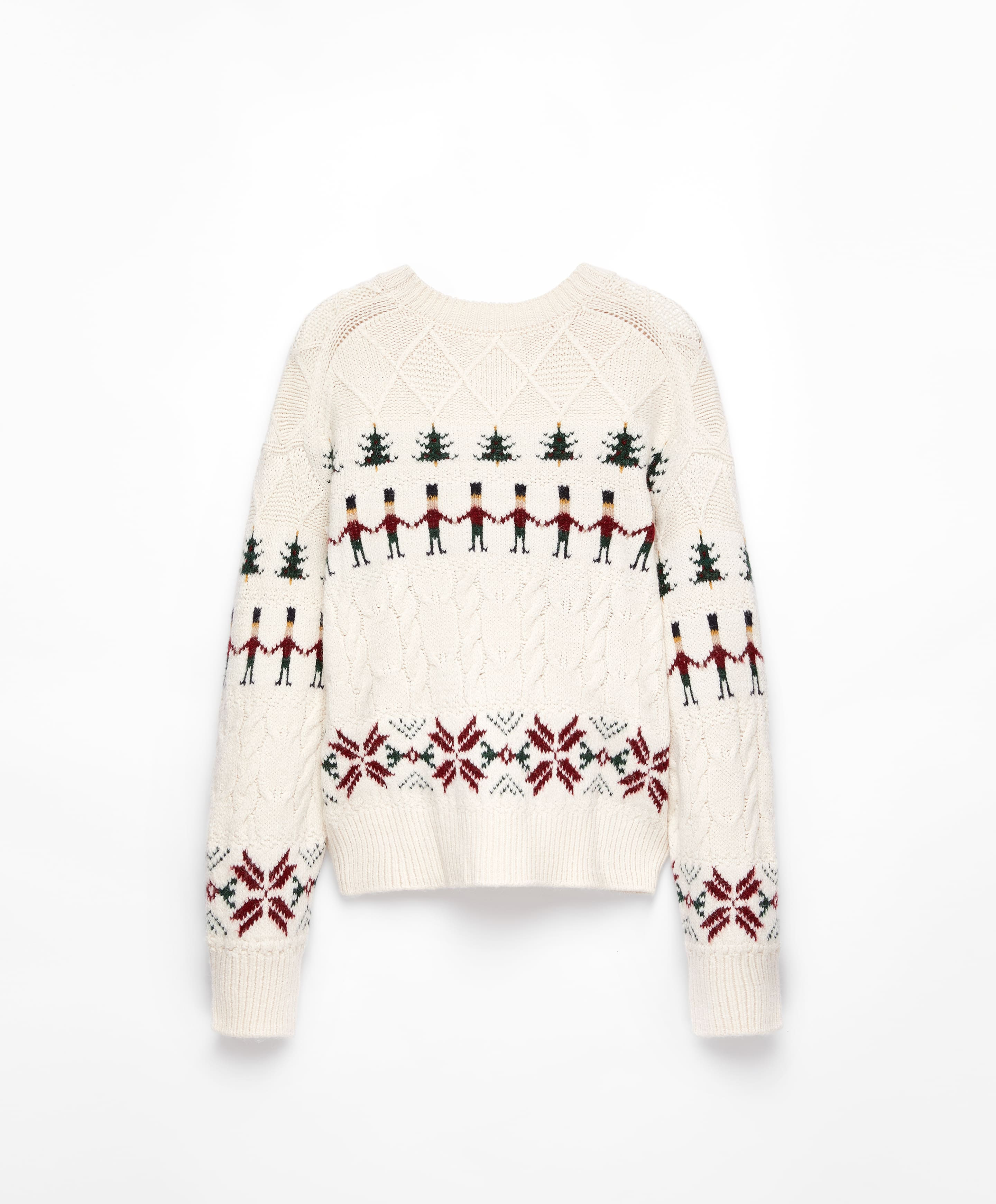 Christmas jacquard knit jumper | OYSHO United Kingdom | OYSHO UK