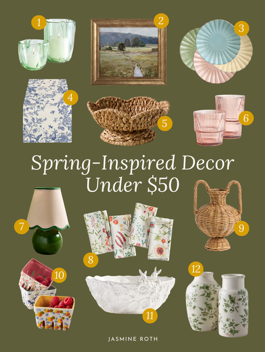 Spring-Inspired Home Decor Under $50 

 #LTKSeasonal #LTKHome #LTKFindsUnder50