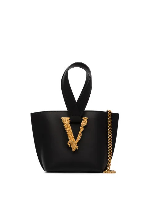 Virtus logo plaque bucket bag | Farfetch (US)