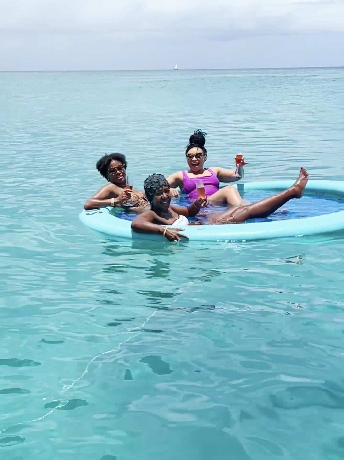 There’s nothing like a yacht day with your own mini pool in the ocean, good friends and a glass of champagne!

#beachoutfit

#LTKOver40 #LTKTravel #LTKVideo