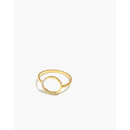 Luster Circle Ring | Madewell