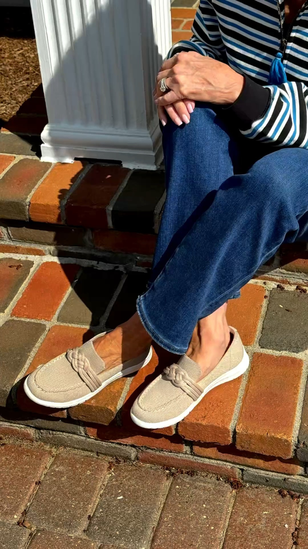 Aren’t these loafers great??? We were instantly attracted to the rope style knot accent on the top of the loafer but little did we know how super comfortable and light this loafer is!! It has a cushioned insole and arch support too 
All under $100!!!💝

#LTKSeasonal #LTKOver40