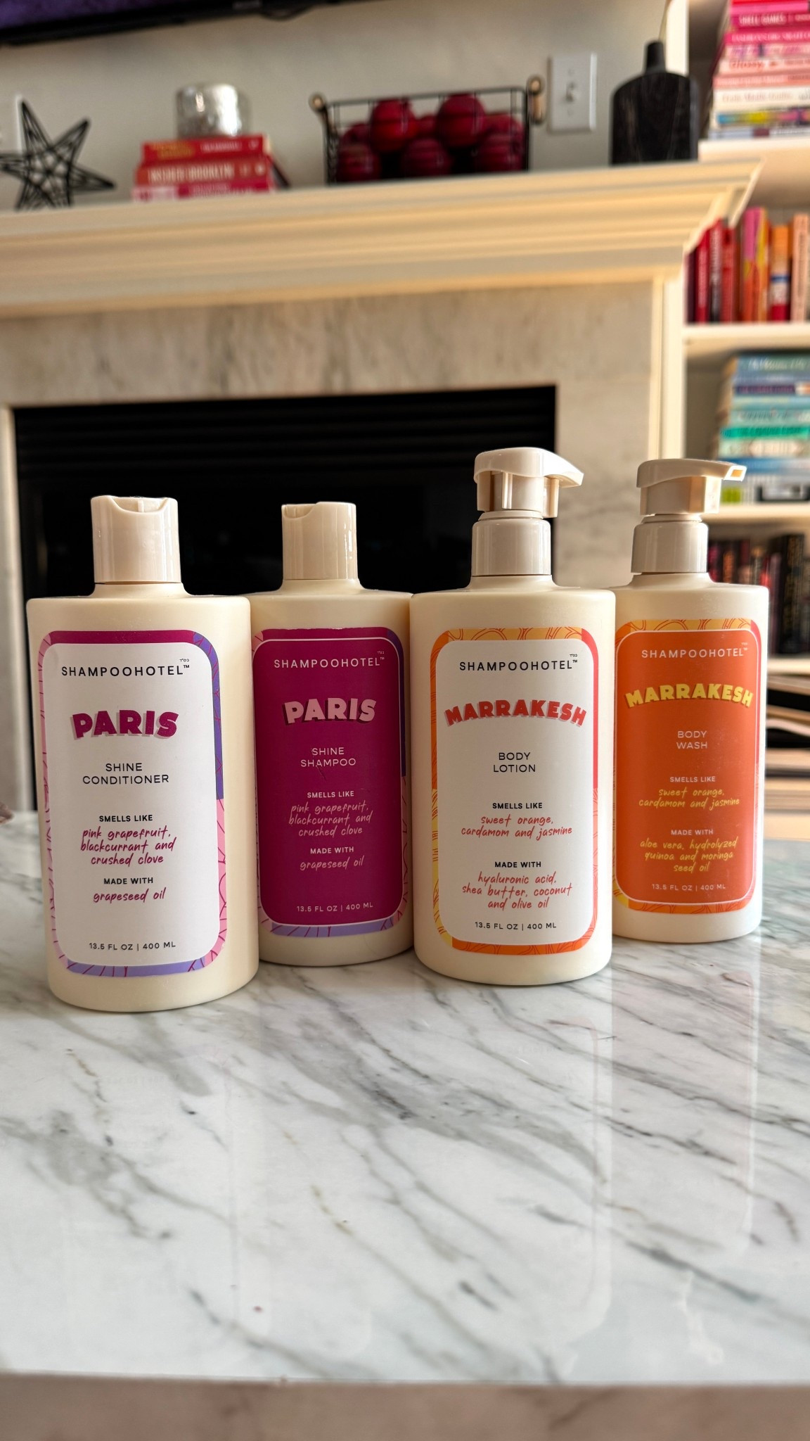 Shampoohotel delivery! Trying the Paris shine shampoo and conditioner and the Marrakesh body lotion and body wash. All priced at $15! 

#LTKBeauty #LTKFindsUnder50