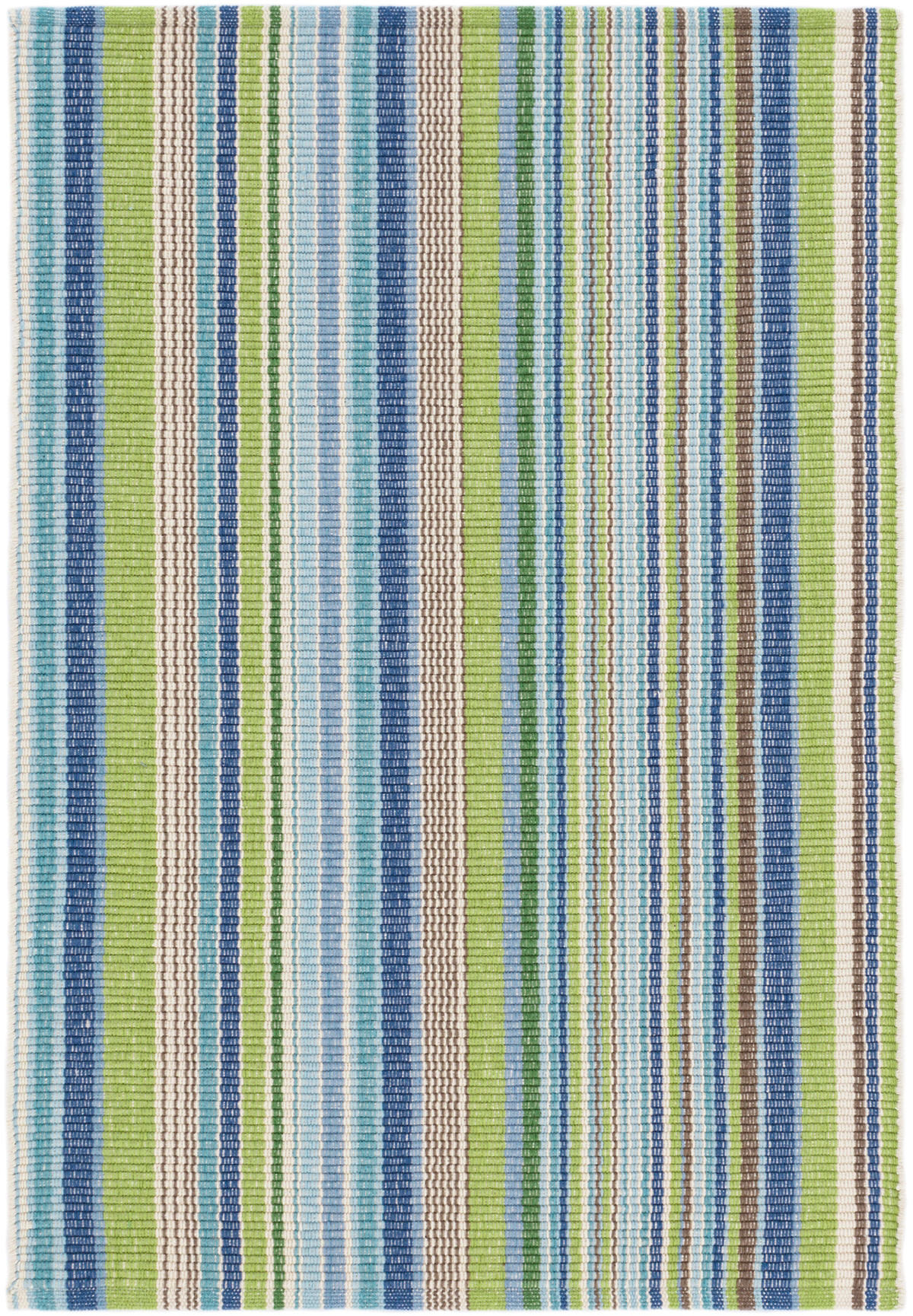 Fisher Ticking Woven Cotton Rug | Dash &amp; Albert | Annie Selke