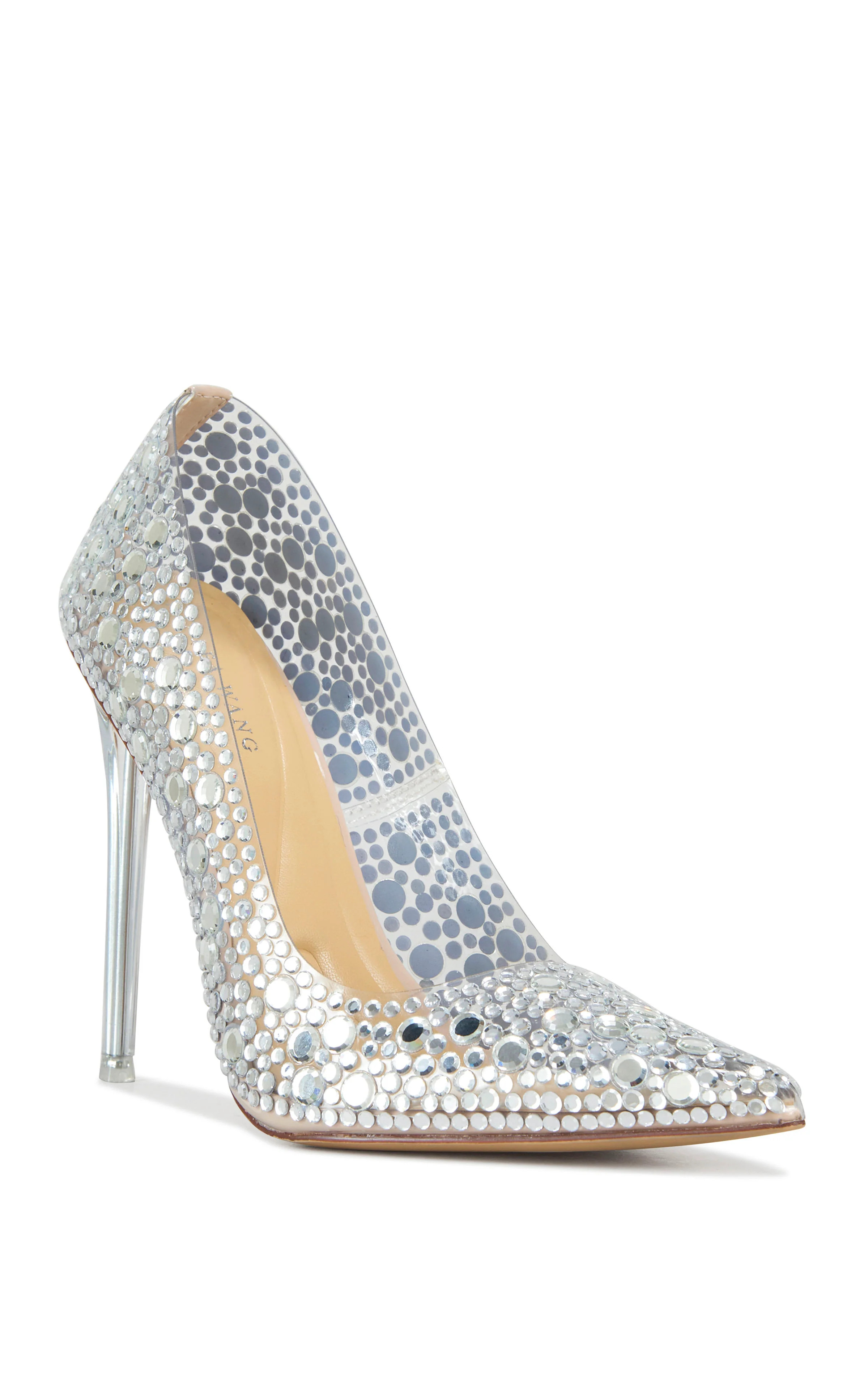GARNET-SILVER STILETTO PUMP | Azalea Wang