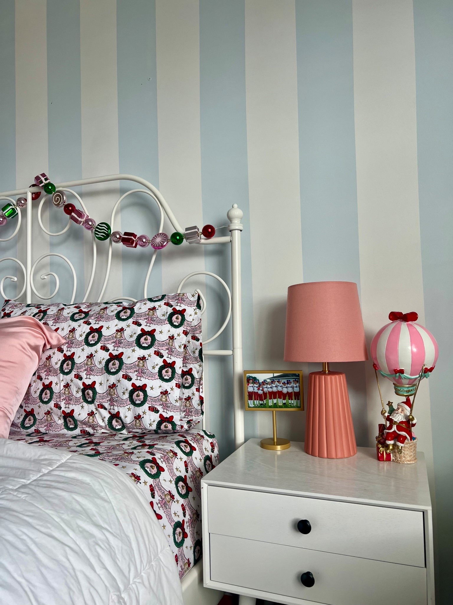 Piper’s room this Christmas season. She wouldn’t part with her Grinch sheets to mix it up this year but I can’t say that I blame her. 

#LTKHome #LTKmomlife #LTKHoliday