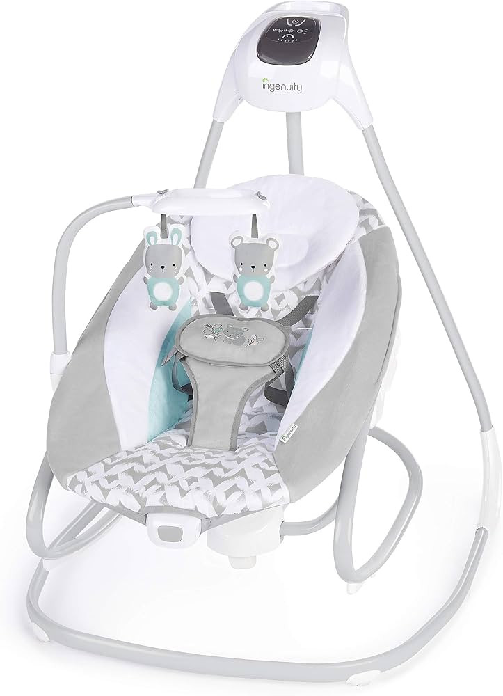 Ingenuity 2-in-1 SimpleComfort Lightweight Compact 6-Speed Multi-Direction Baby Swing & Rocker, V... | Amazon (US)