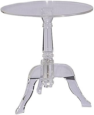 Linon Hadlee Acrylic Side Table, Clear | Amazon (US)