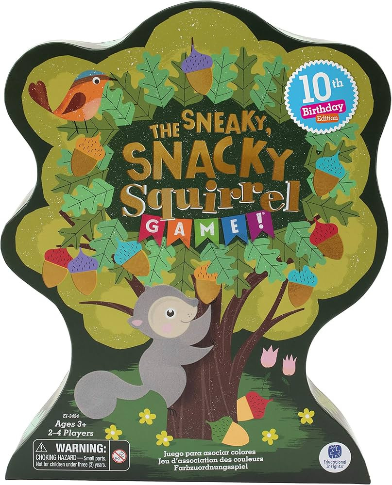 Educational Insights Special Edition The Sneaky, Snacky Squirrel Game, Preschool & Toddler Board ... | Amazon (US)