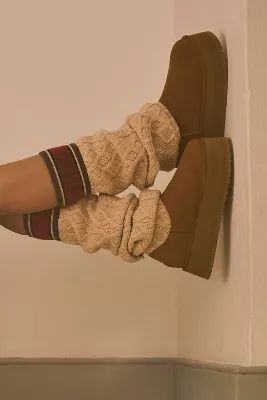 UGG Classic Sweater Letter Boots | Anthropologie (US)
