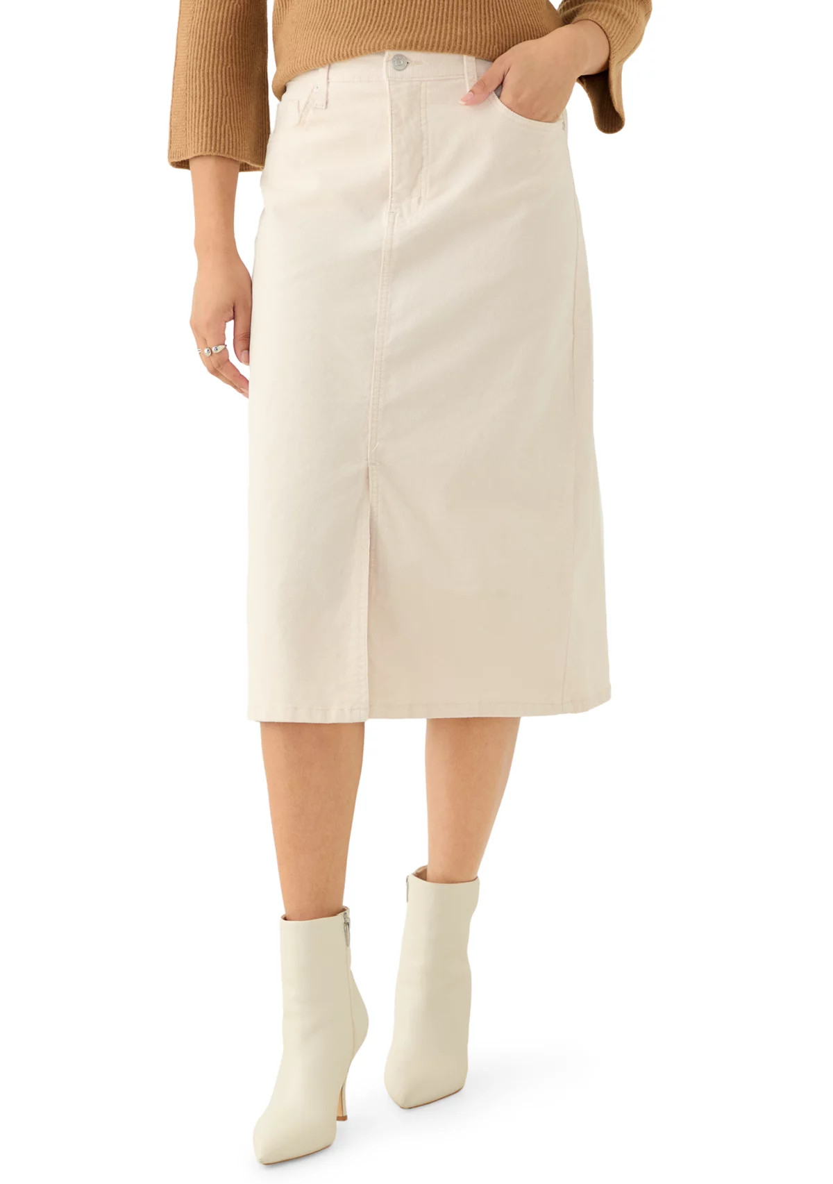 Women's High Rise Corduroy Skirt | Belk