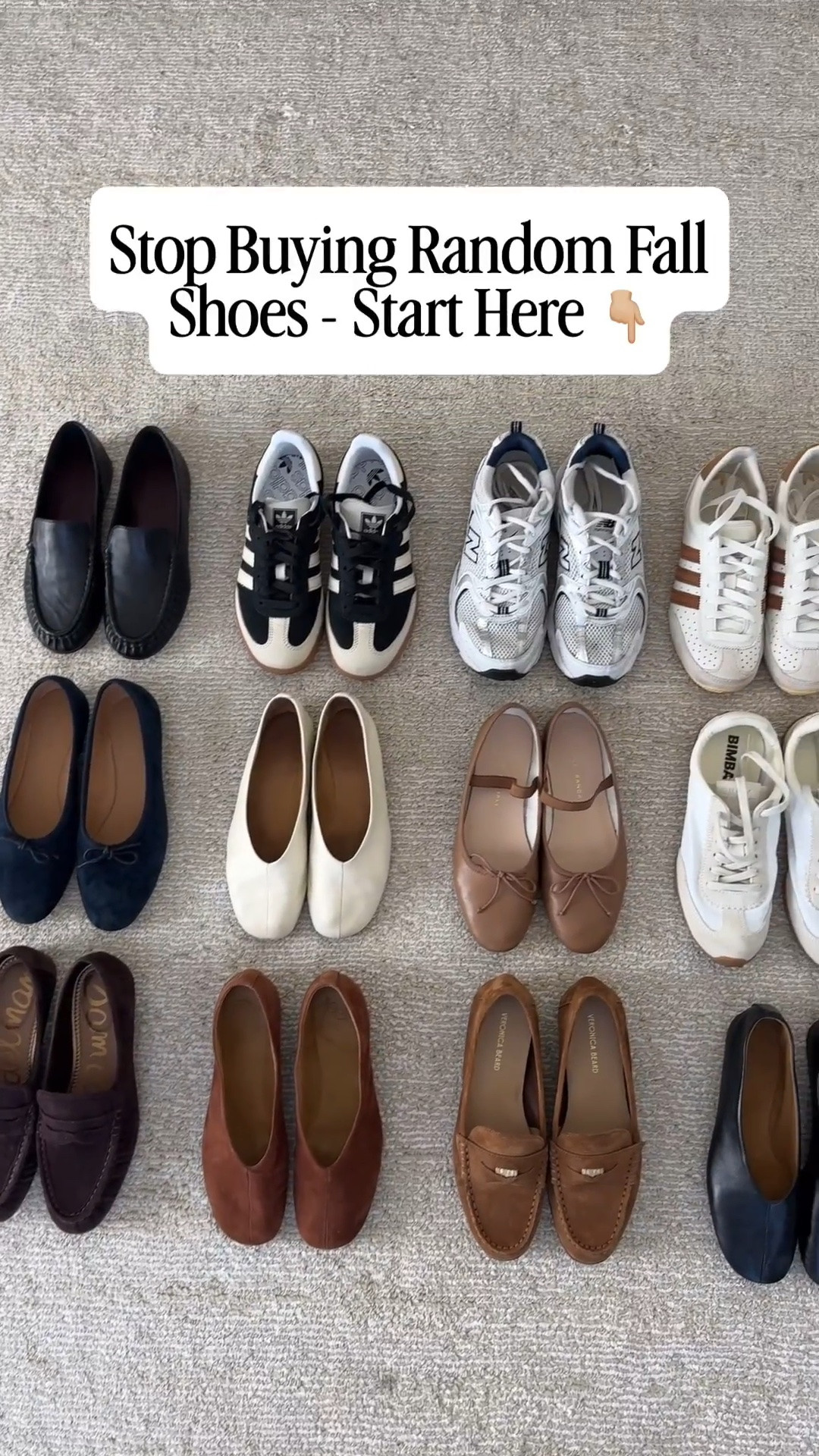 My early Fall shoe lineup. No new out of the box silhouettes. Simple basics that I’ll wear again next year. 

Vince black loafers 5
Madewell suede ballet flats 5.5 - old
Sam Edelman brown loafers 5
Adidas Samba size 5
Reformation cream flats 5
Reformation Cognac suede flats 5. Run a half size small
New Balance 530’s 5.5
Loeffler Randall Leonie flats 5.5
Veronica Beard loafers 5.5
Adidas Japans 5
Bimba Y Lola sneaker s5. Run big
Reformation black flats 5
Varley sneakers 6 - run roomy
Adidas Japan Lux 5
Madewell suede flats 5 - old.

#LTKPetite #LTKOver40 #LTKmomlife