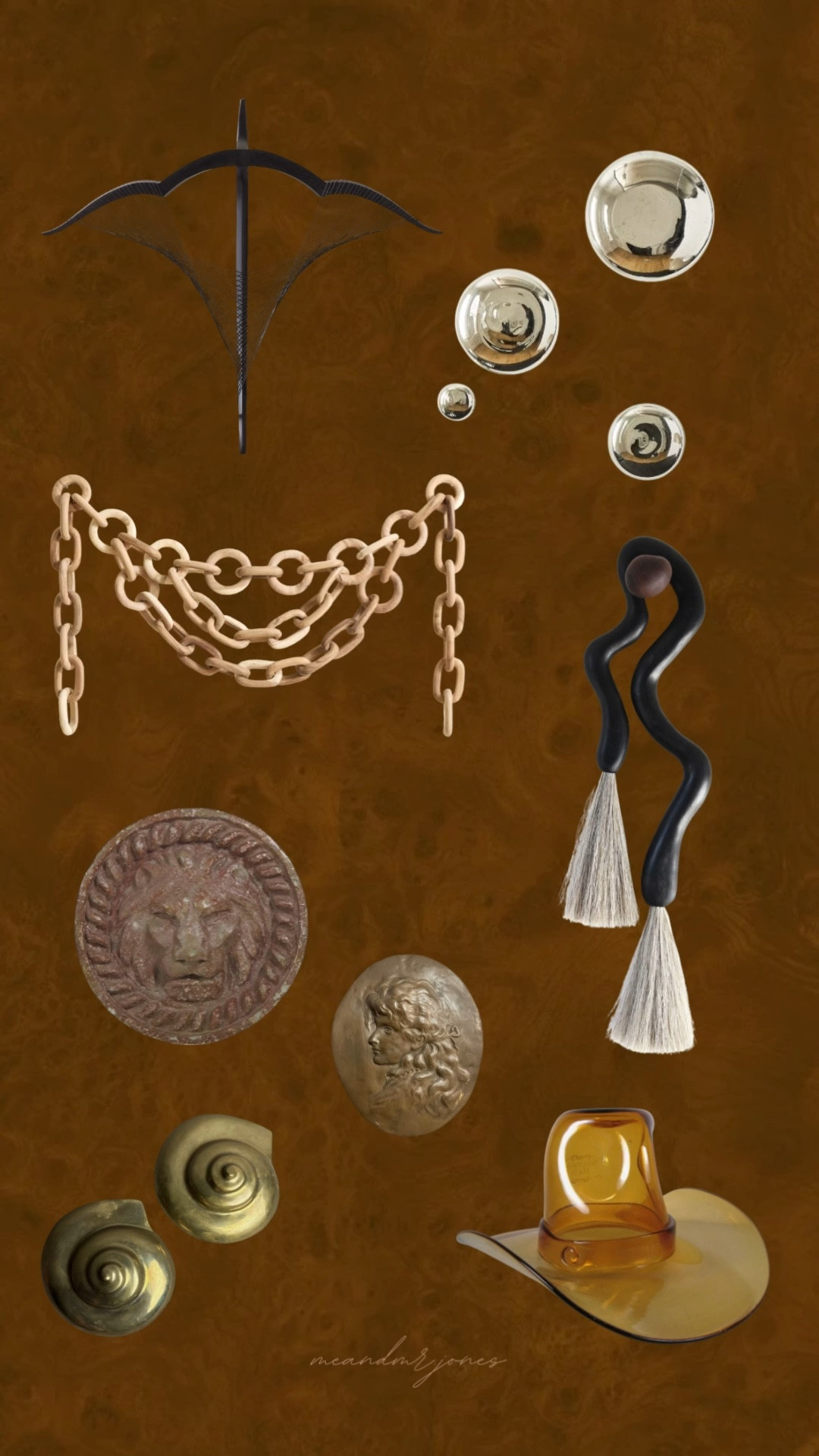 Sculptural wall art! New and vintage finds. #meandmrjones 

#LTKHome