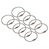 uxcell Cable Key Rings, 6.3"/ 160mm Wire Keychain Twist Loops for Lanyards, Keychains, Luggage Ta... | Amazon (US)