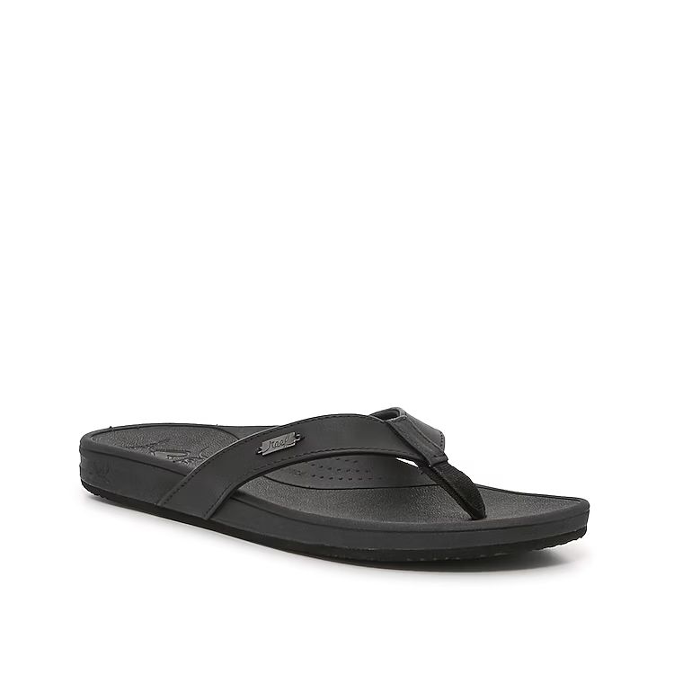 Reef Horizon Flip Flop | Women's | Black | Size 7 | Sandals | Flip Flop | Footbed | DSW