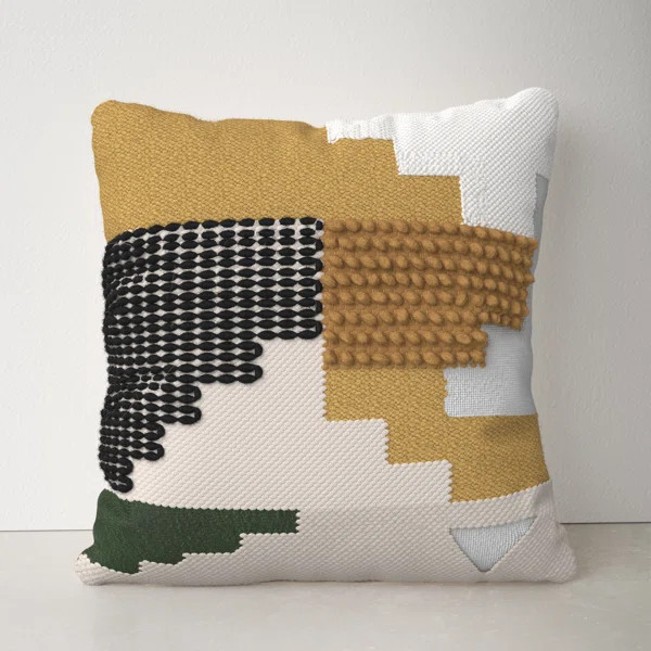 Delilah Embroidered Wool Throw Pillow | Wayfair North America