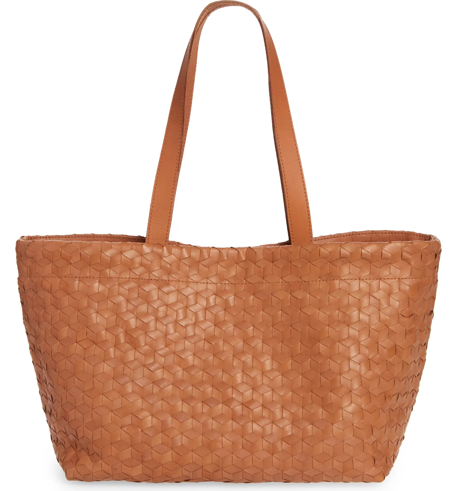 Medium Woven Leather Tote | Nordstrom