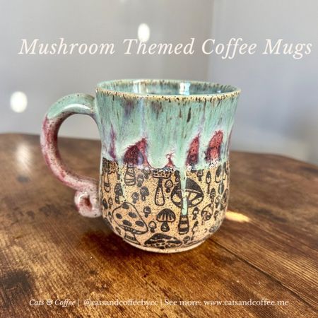 Mushroom Coffee Mugs - handmade coffee mugs from Etsy featuring unique mushroom and cottagecore inspired art // shop small and support your coffee habit at the same time! Exact products tagged were available, along with more great mushroom cottagecore mugs from Etsy!


#LTKunder50 #LTKGiftGuide #LTKhome