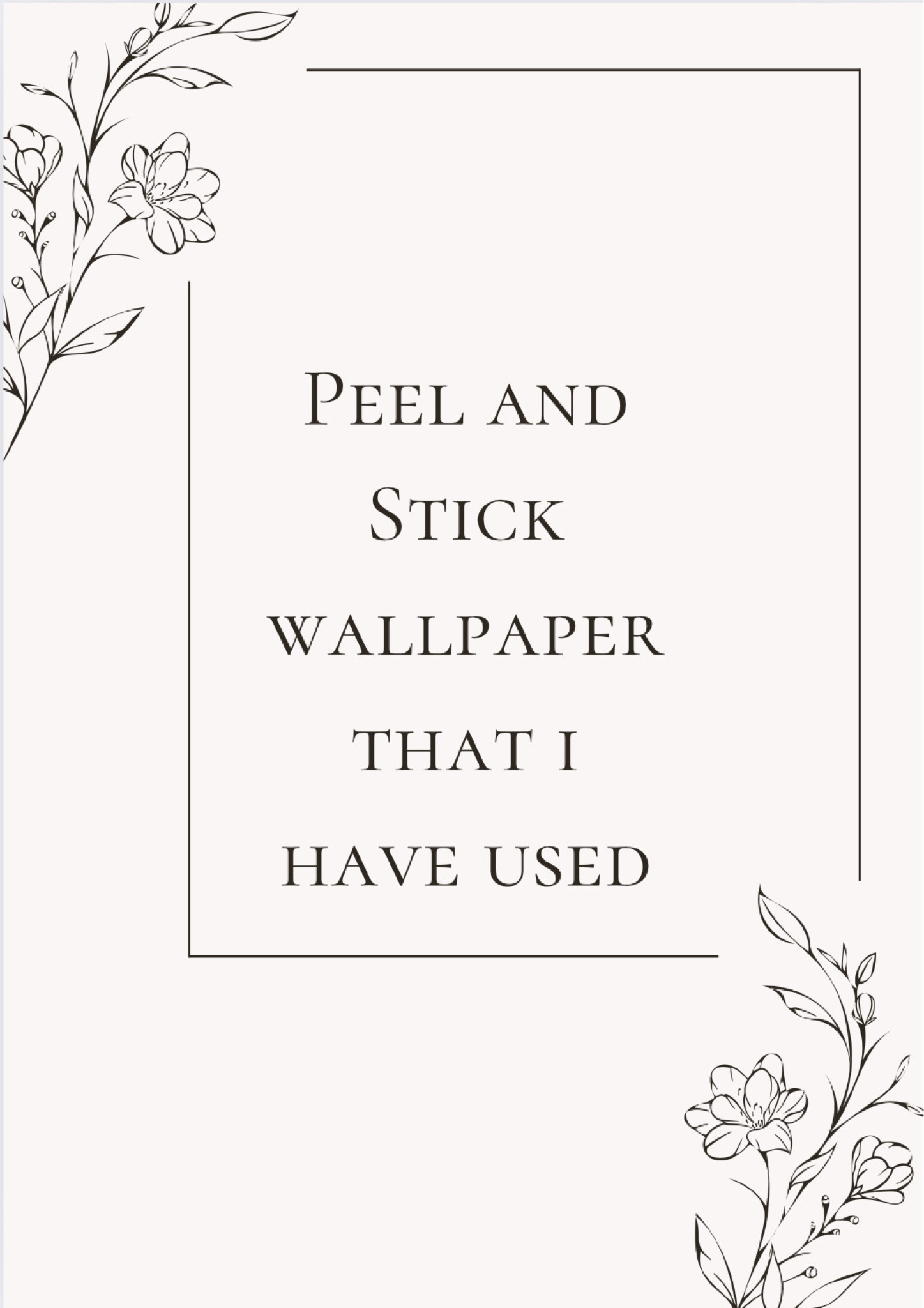 Peel and stick is such an easy way to add some dimension to a room. These are all of the ones I have personally used and recommend. 

#LTKHome