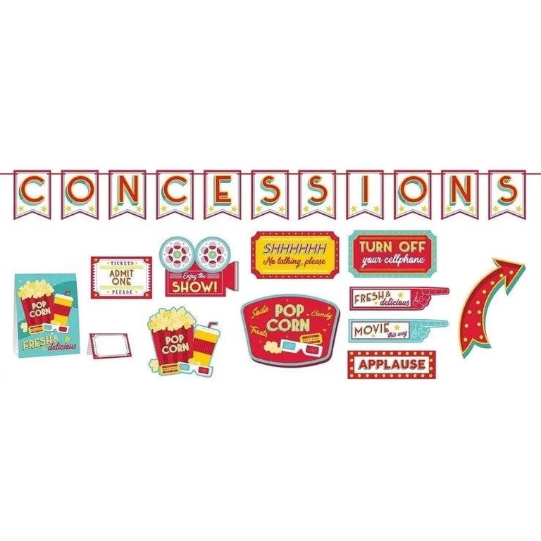 Movie Night Decorating Kit - Walmart.com | Walmart (US)
