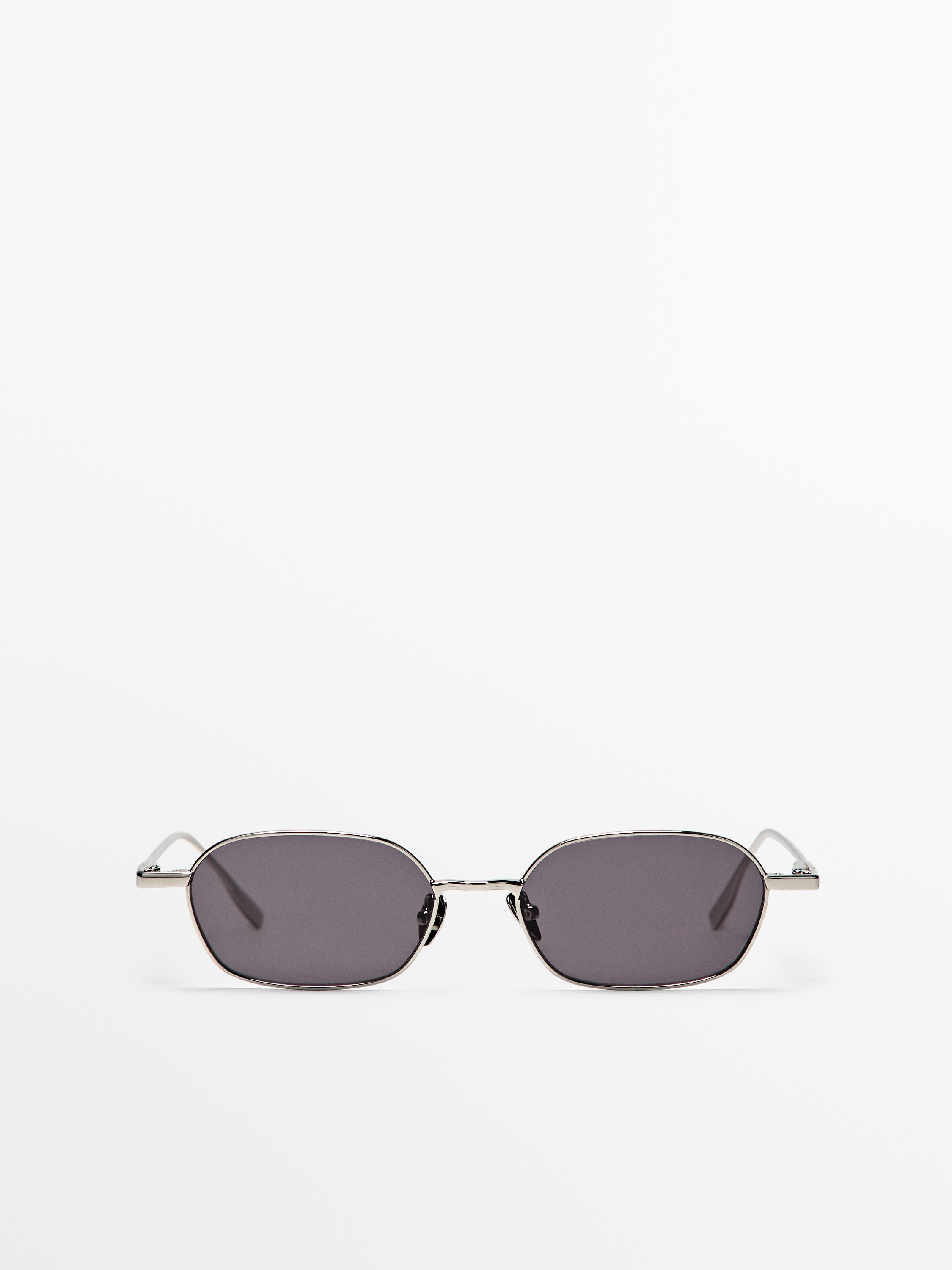 Hexagonal metal sunglasses | Massimo Dutti UK
