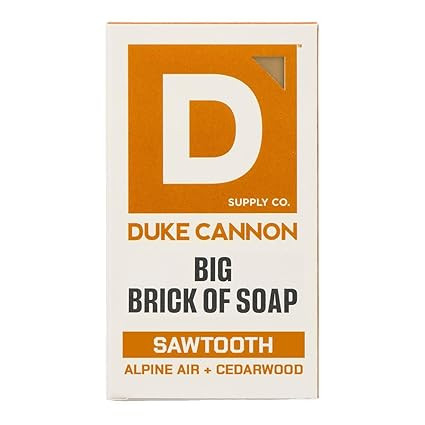 Duke Cannon Supply Co. Extra Large Bar Soap - Men's Natural Bar Soap with Masculine Scents - Made... | Amazon (US)