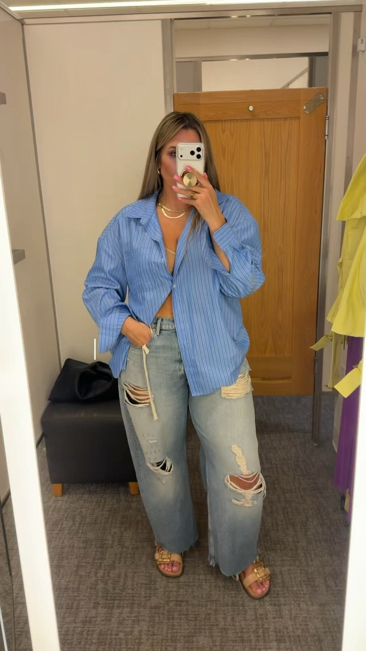 Come Shop with Me

What I wore first outfit (blue button down and jeans) jeans and button-down old length similar options. Linked similar sandals that I have and love (very comfortable)


Zara items can not link here search zara.com by each code.

Zara embellished jeans size 12 (no stretch, oversized fit, tiny waist gap but I do have a wider waist 34 inch) 8727/013/406

Zara white/cream jeans. size 10 baggy oversized fit size down, no stretch color is Ecru. 5252/014/712

Zara denim shirt size L in mid blue  1416/034/407

Afrm purple dress size L (very stretchy; size down for tight fit) ￼ also available in a yellow green polkadot (linked)


Afrm faux leather yellow jacket I loveeddd this jacket. It is faux leather and the true color is what you. Size L (linked 3 diff retailers for sizing purposes. I have a 15% off discount code through AFRM.com. The code is: CHRISTINEN15

Afrm yellow print dress  L (very stretchy :7.: down for tight fit) this print is also available in different styles linked as well

ASTR windbreaker funnel neck jacket size medium (runs big size down) Also linked similar designer ish looking jackets from this brand. 

Express x Bebe collab dresses did not work well for my rectangle shape body. The size L did fit me well (stretchy, thick, compressive bandages fabric) 

#LTKMidsize #LTKOver40 #LTKootd