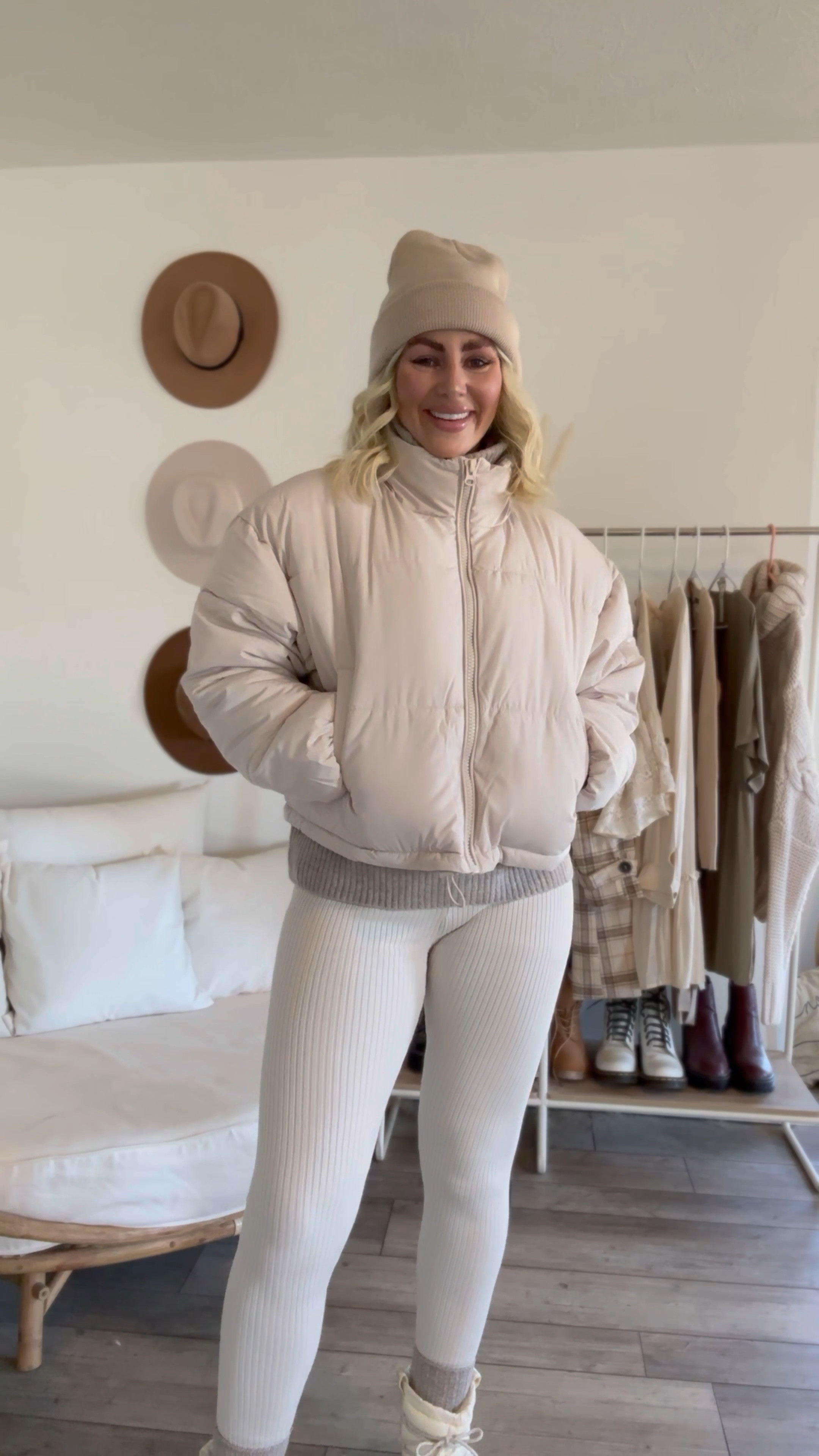Neutral fall/winter outfit. Wearing size M in everything. #h&m #thenorthface #fallfashion #winterfashion 

#LTKSeasonal #LTKstyletip #LTKsalealert