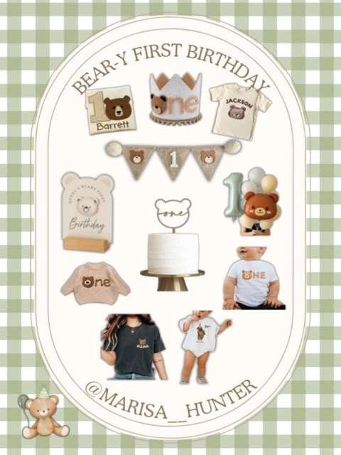 Bear-y First Birthday 🧸

Birthday decorations banner crown tshirt mom shirt cake topper table numbers backdrop balloons signage first birthday bear bear-y excited to turn 1  

 #LTKSeasonal #LTKParties #LTKBaby