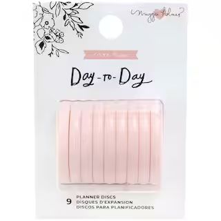 Maggie Holmes 1.5" Blush Day-To-Day Planner Discs, 9ct. | Michaels Stores