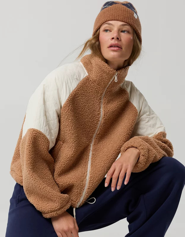 OFFLINE By Aerie Fluff Love Full Zip Jacket | American Eagle Outfitters (US & CA)