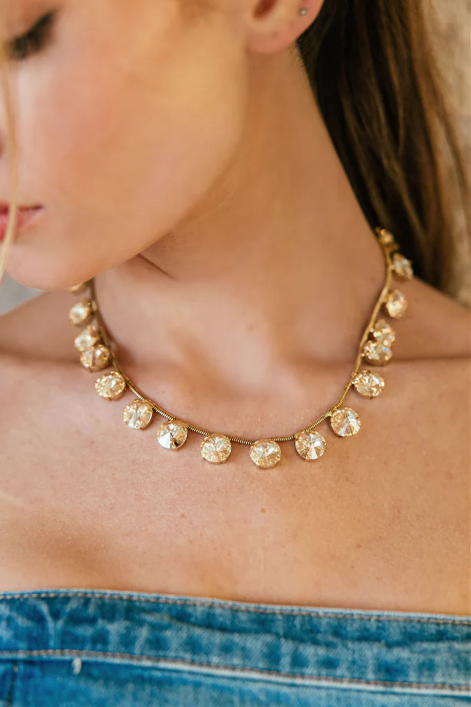NEW!! The Ariana Swarovski Crystal Necklace | Glitzy Bella