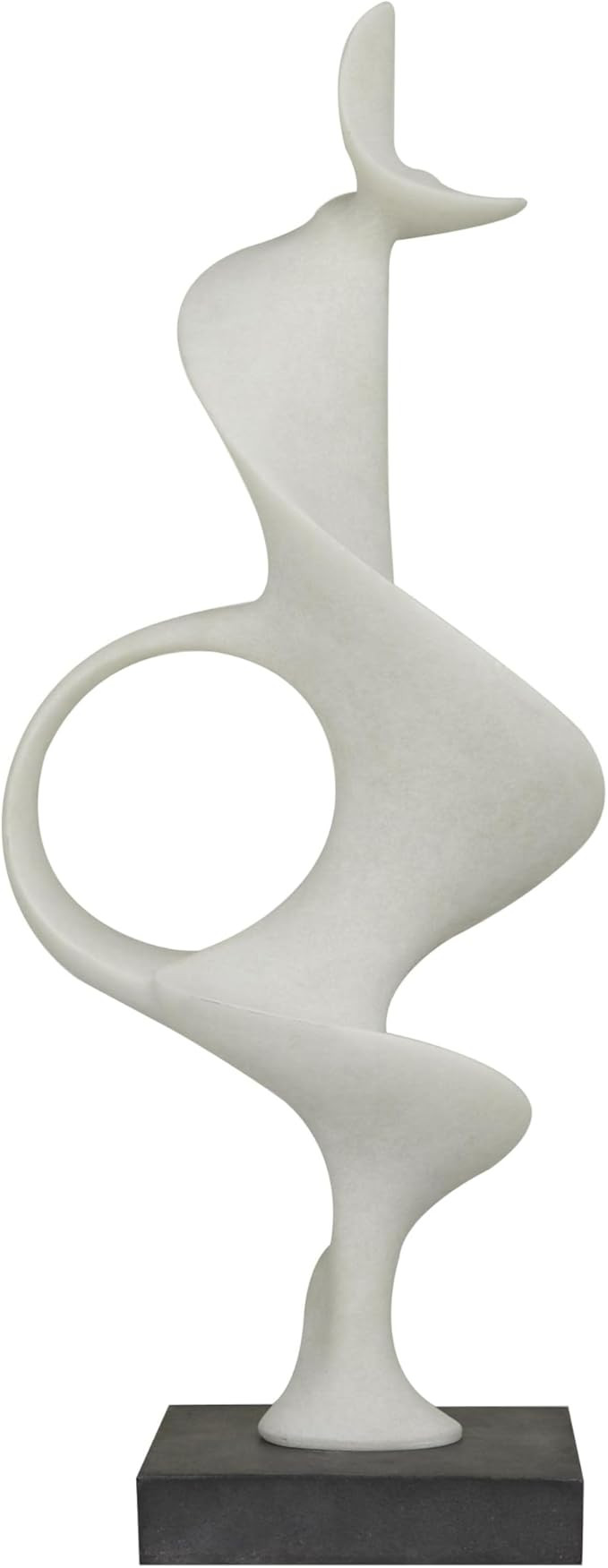 Deco 79 Polystone Abstract Decorative Sculpture Home Decor Statue with Black Base, Accent Figurin... | Amazon (US)
