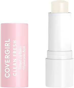 CoverGirl Clean Fresh Tinted Lip Balm, Vegan Formula, Hydrating, Natural Finish, Cruelty Free, Cl... | Amazon (US)