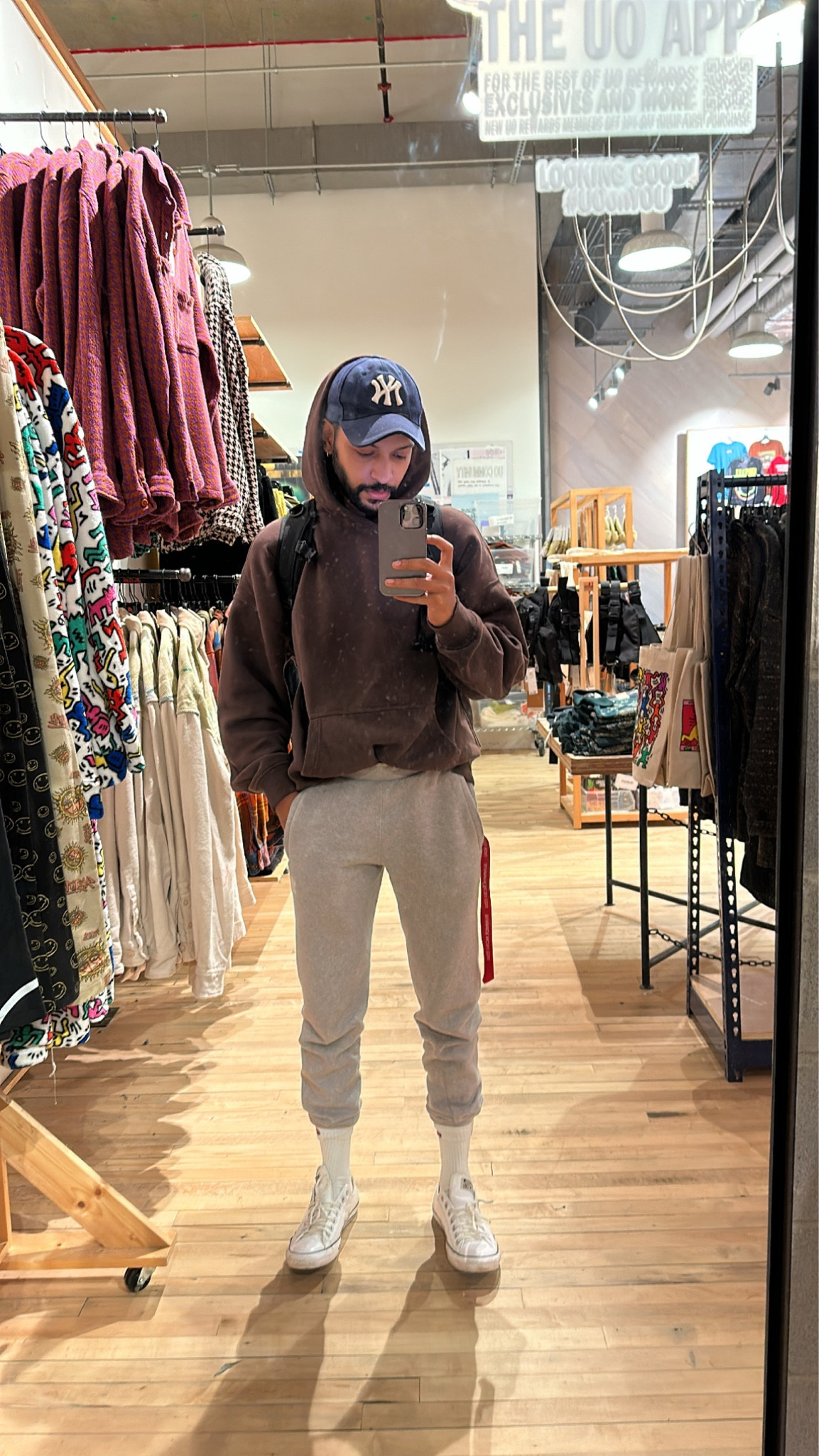 Causal Winter Outfit - comfy winter OOTD for a casual day, Nike Sweatpants, Abercrombie Hoodie, Converse Shoes 

#LTKmens #LTKsalealert #LTKstyletip