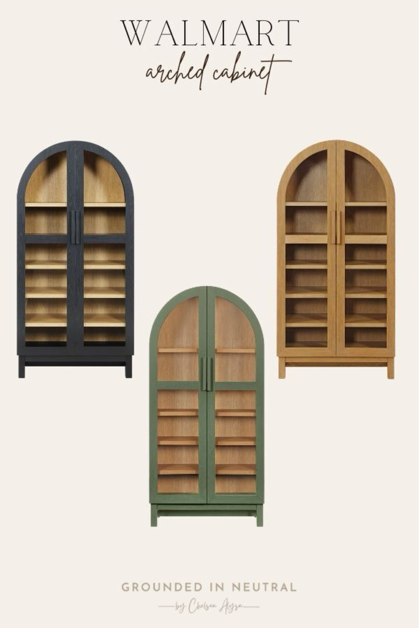 Walmart arches cabinet. This new green color is perfect for spring. 

#LTKSeasonal #LTKStyleTip #LTKHome