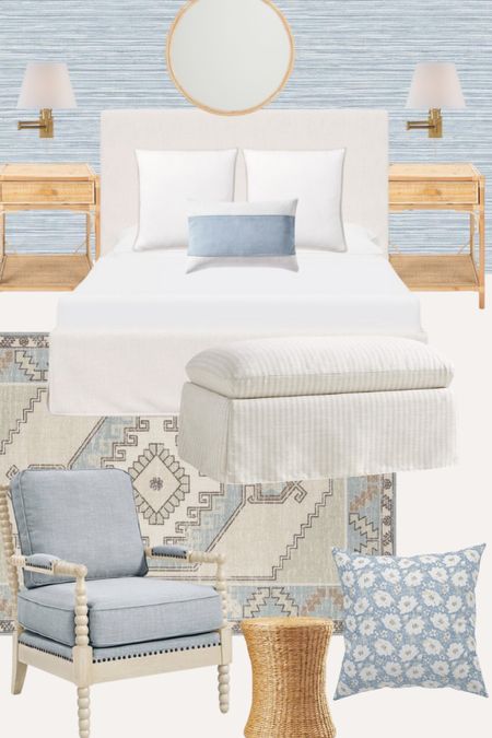 Serena & Lily inspired bedroom Serena and Lily dupe coastal bedroom 

#LTKhome #LTKfamily