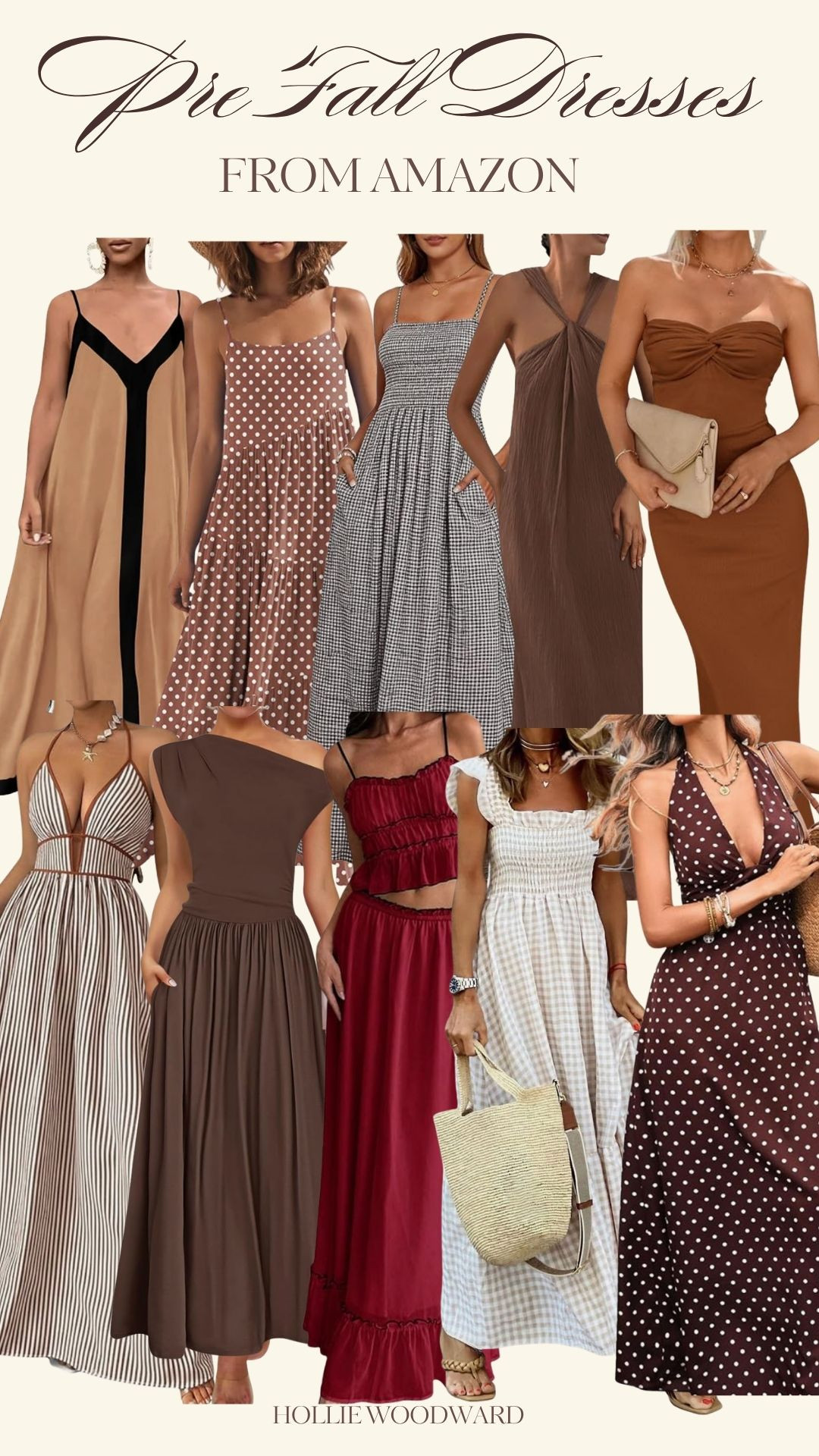 perfect dresses for the summer to fall transition from amazon!  

 