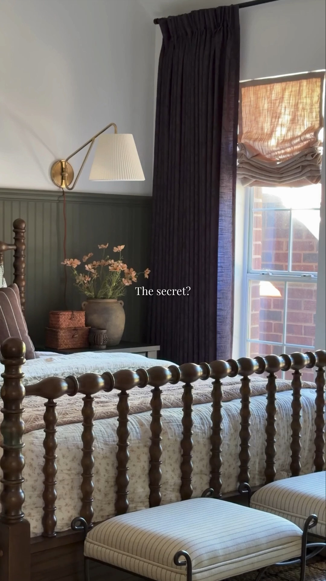 I recently added relaxed Roman shades and custom curtains from @twopagescurtains (#ad) (#gifted), and I love how much they changed the feel of this room. The added layers instantly made the space feel warmer, cozier, and so much more finished. I love how the Roman shades bring in that soft, tailored look, while the curtains add texture and a beautiful sense of fullness. It’s one of those details that quietly pulls the whole room together.

Use code HOMEONVILLAGE for a 22% discount! 

Curtain & shade details:

Sara Le Print Linen Drapery Pleated 
Color: Wine SL-A6 
Hanging Header Style: Triple Pleat 
Lining Type: Shading Rate 60%, 90 gsm microfiber white 
Memory Trained 

Custom Relaxed Roman Shades Cord Lift Liz 
Color: Grey Beige 1908-6
Mount Type: Inside install 
Lining Type: Unlined

#twopagescurtains #twopageshome 

#LTKU #LTKSaleAlert #LTKHome