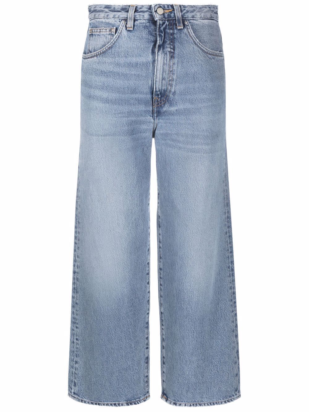 TOTEME high-waisted wide-leg Jeans - Farfetch | Farfetch Global