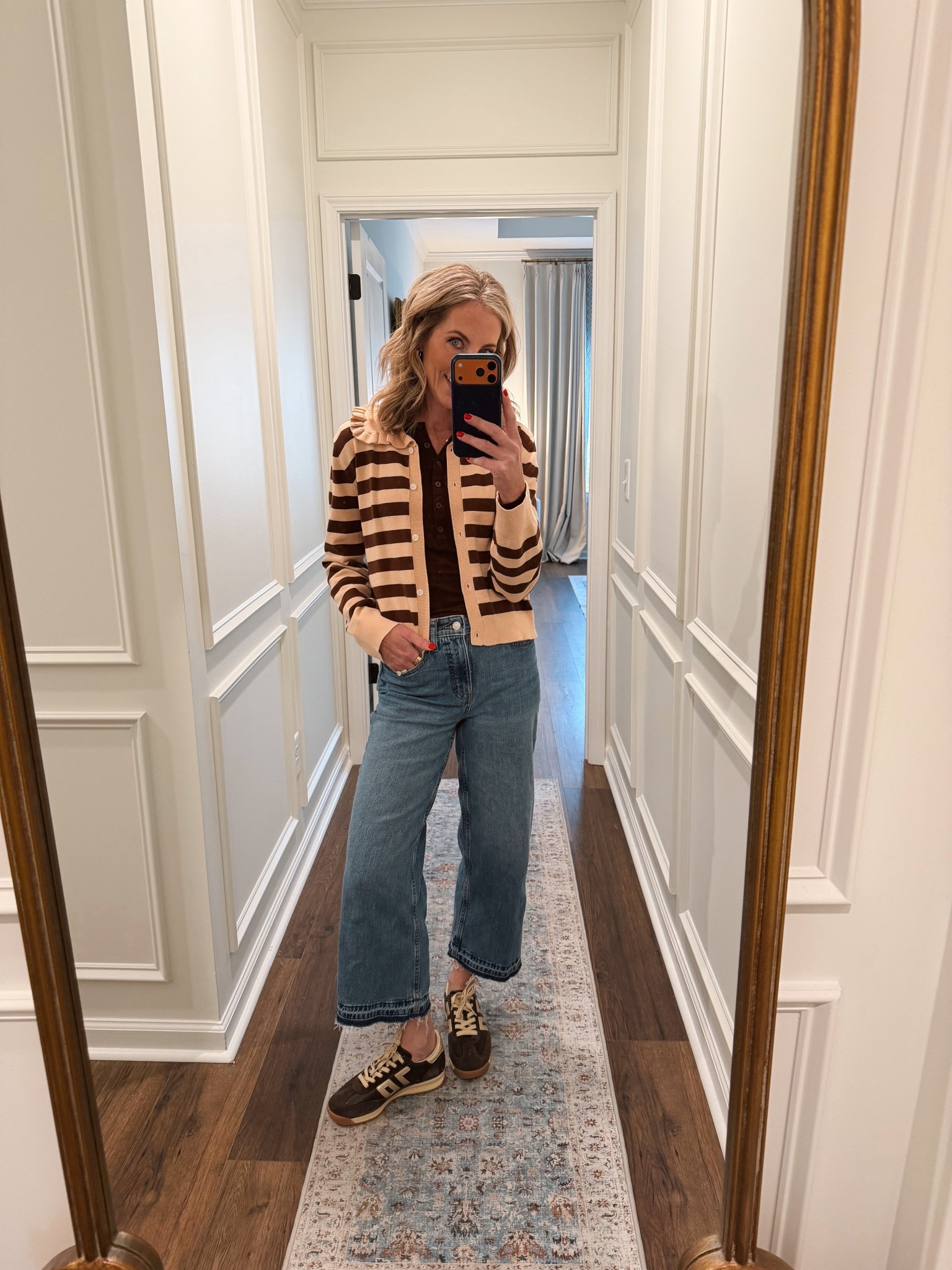 Saturday OOTD- off yo run all the errands for the day!!! Amazon sweater, Target Henley, Walmart jeans, and my fave sneakers. 👟 

#LTKmomlife #LTKgrwm #LTKootd