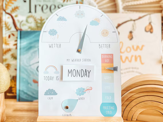 Weather Station  Montessori  Preschool Activities  Children | Etsy | Etsy (US)