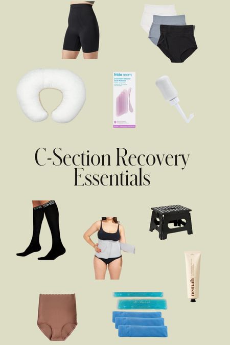 C-section postpartum recovery essentials for scar healing, swelling and reducing discomfort 

#LTKbaby #LTKbump