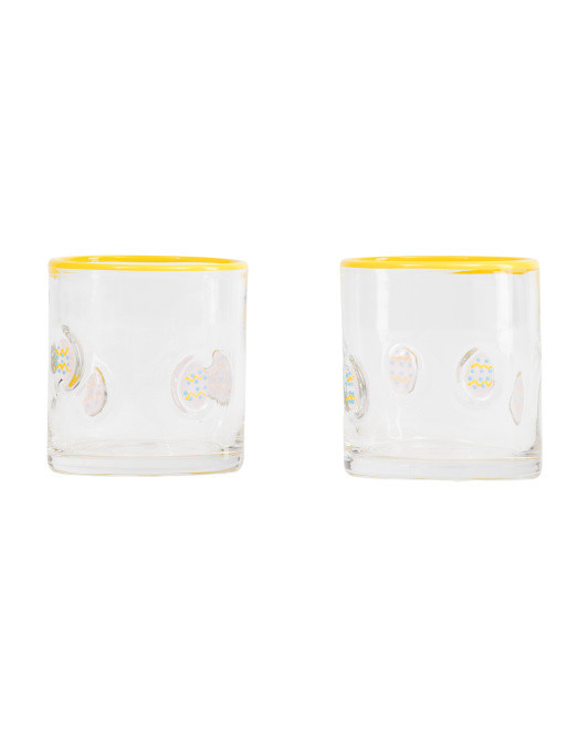 Set Of 2 Easter Eggs Glasses | TJ Maxx